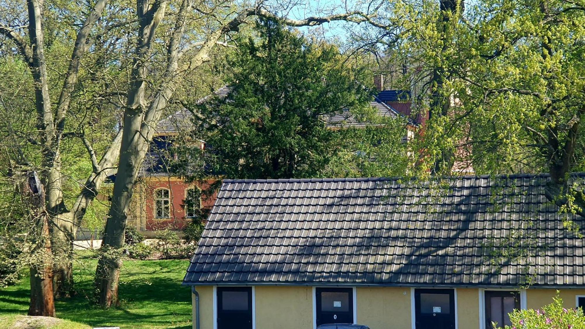 Ferienwohnung Im Gutshof Direkt Gegenueber Dem Schloss, Rhododendronpark Mit Terrasse Und Wlan Kromlau Exterior photo